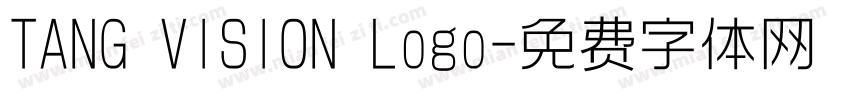 TANG VISION Logo字体转换